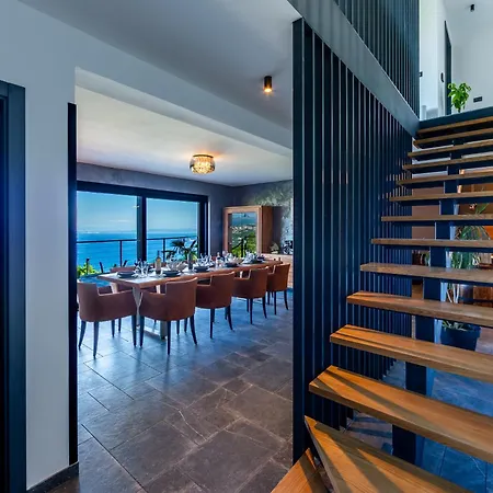 Villa K With A Heated Pool, Gym, Sauna, Astonishing Sea View Opatija