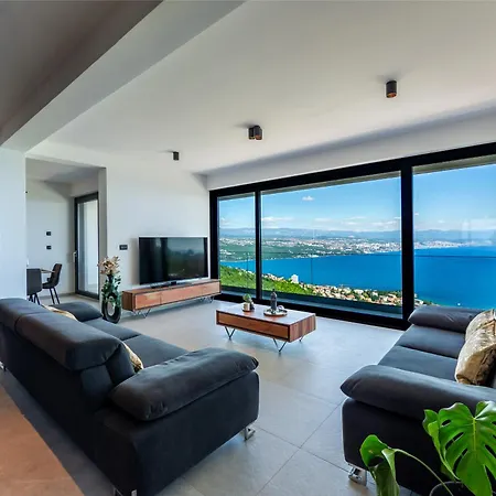 K With A Heated Pool, Gym, Sauna, Astonishing Sea View Opatija