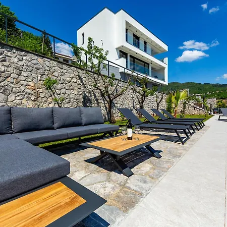 K With A Heated Pool, Gym, Sauna, Astonishing Sea View Opatija