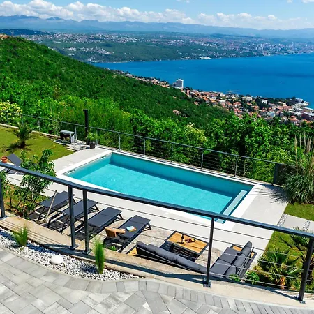 K With A Heated Pool, Gym, Sauna, Astonishing Sea View * Opatija