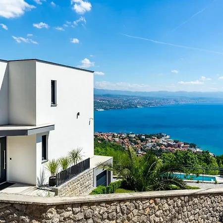 Vila K With A Heated Pool, Gym, Sauna, Astonishing Sea View