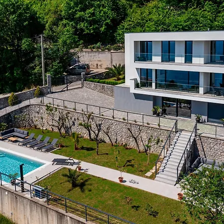 Villa K With A Heated Pool, Gym, Sauna, Astonishing Sea View *