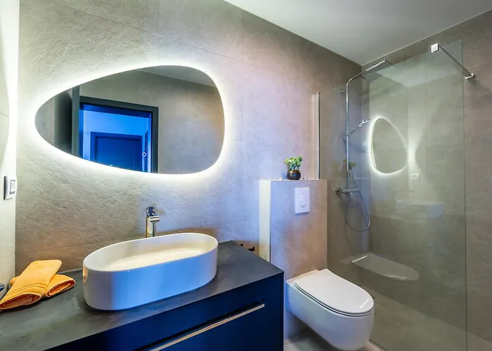 Villa K With A Heated Pool, Gym, Sauna, Astonishing Sea View