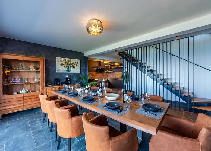 וילה K With A Heated Pool, Gym, Sauna, Astonishing Sea View אופטיה